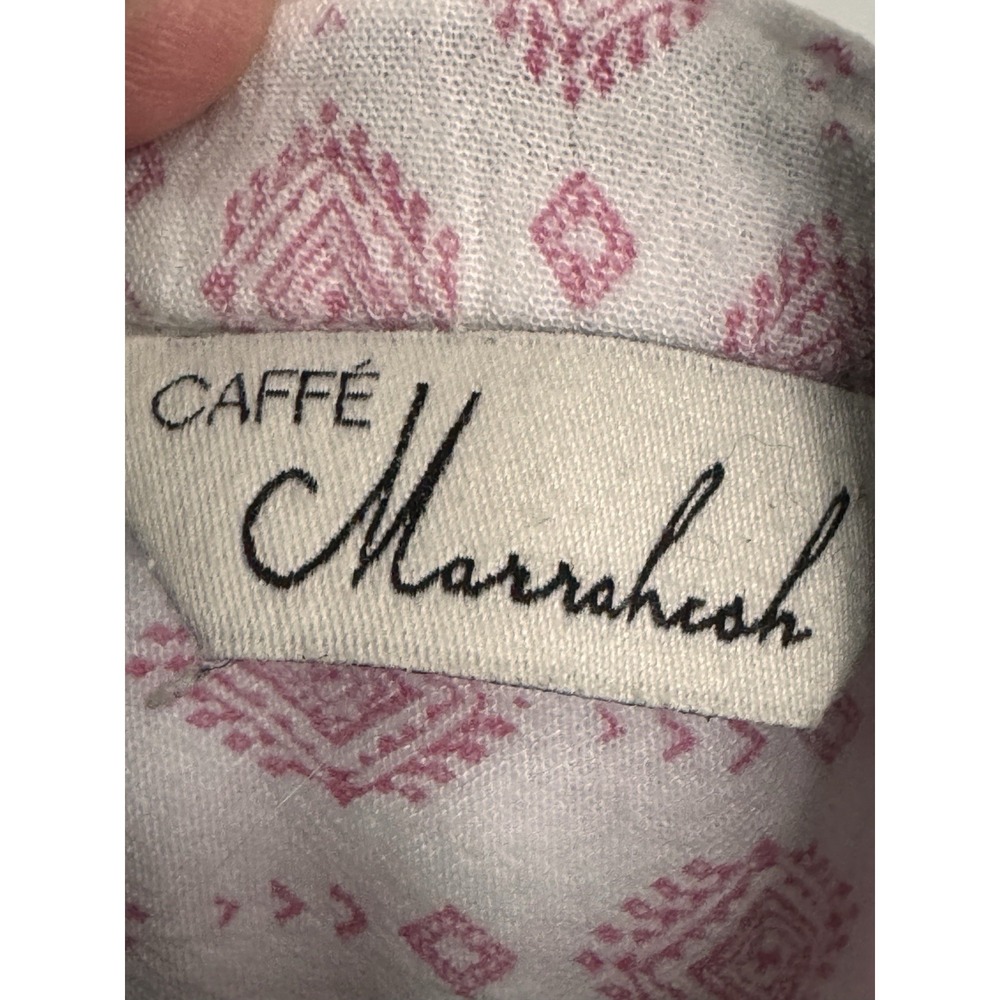 Caffe Marrakesh Boho Top Womens 1X Embroidered Tassel Sleeveless Blouse - Picture 3 of 6
